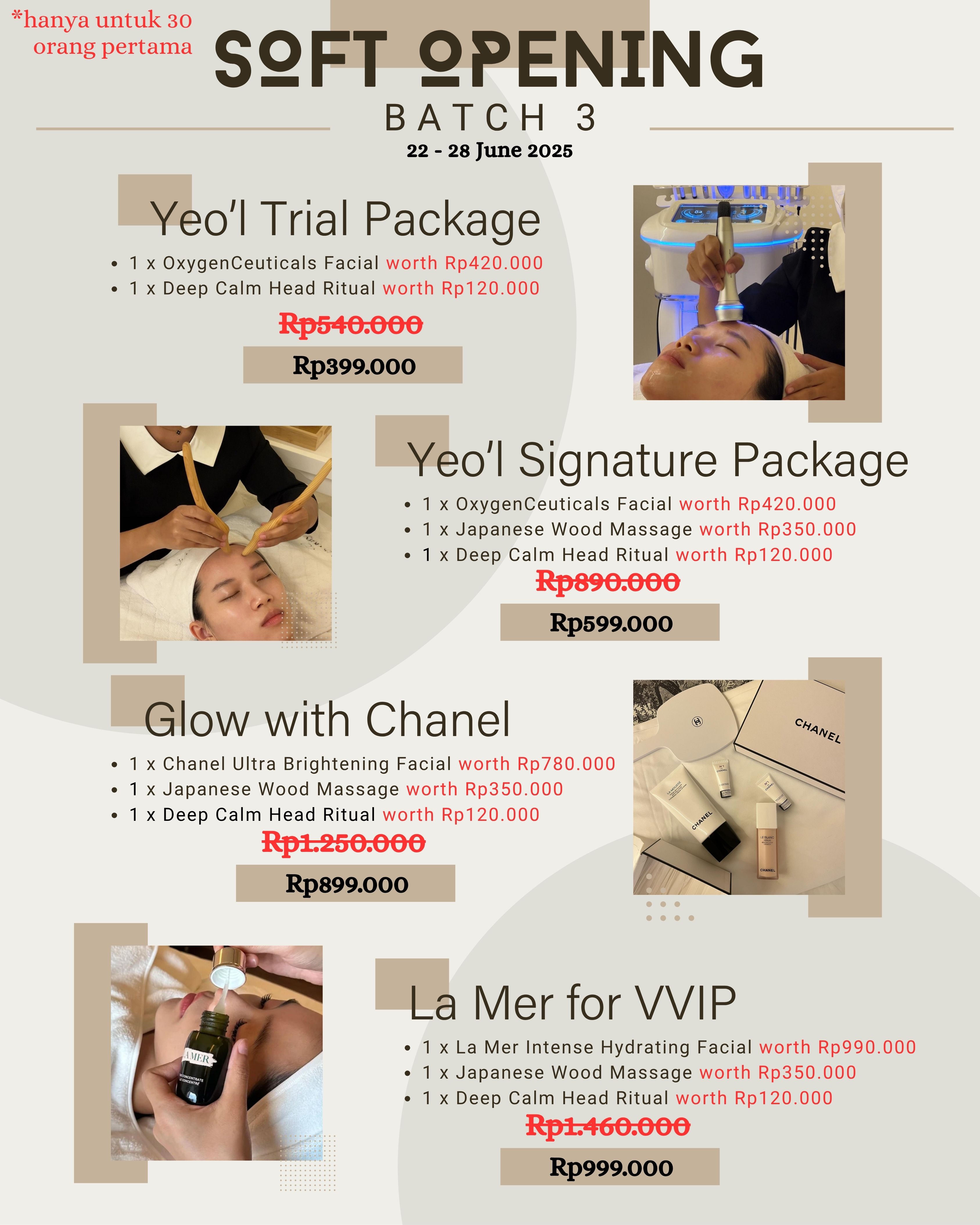 Soft Opening Promo Package Batch 3